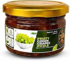 Fruity green grapes pickle